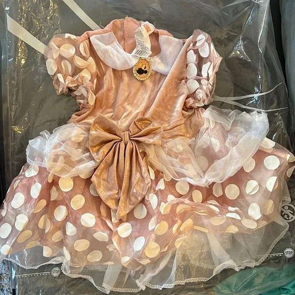 Disney | Dresses | Girls Disney A Minnie Mouse Dress Costume | Poshmark